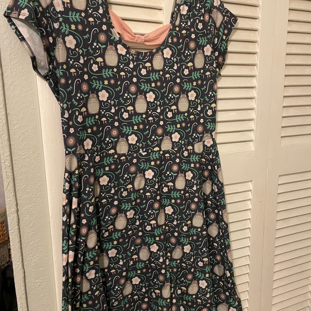 My Friend Totoro Patterned Dress